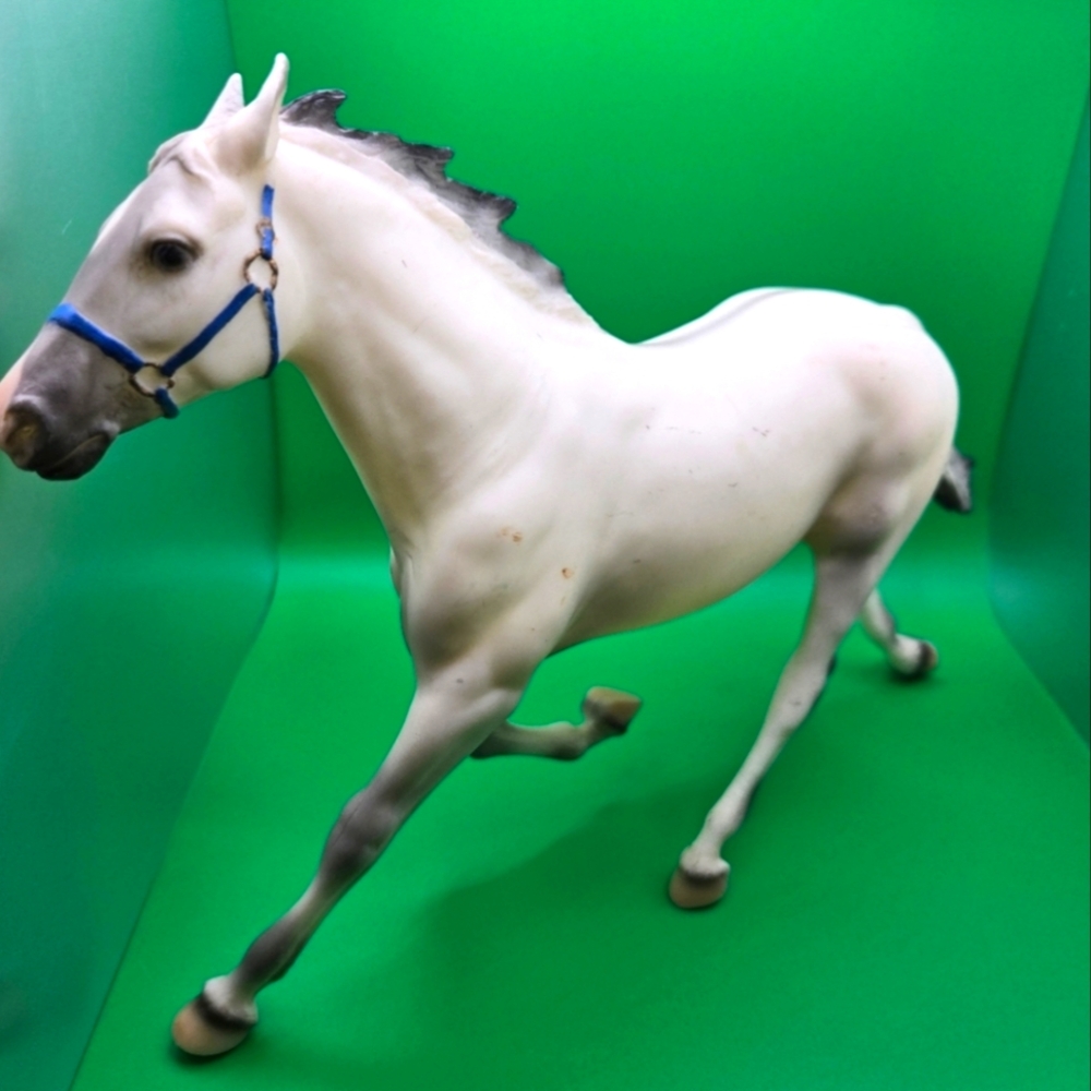 Horse Figurine with Blue Halter Breyer